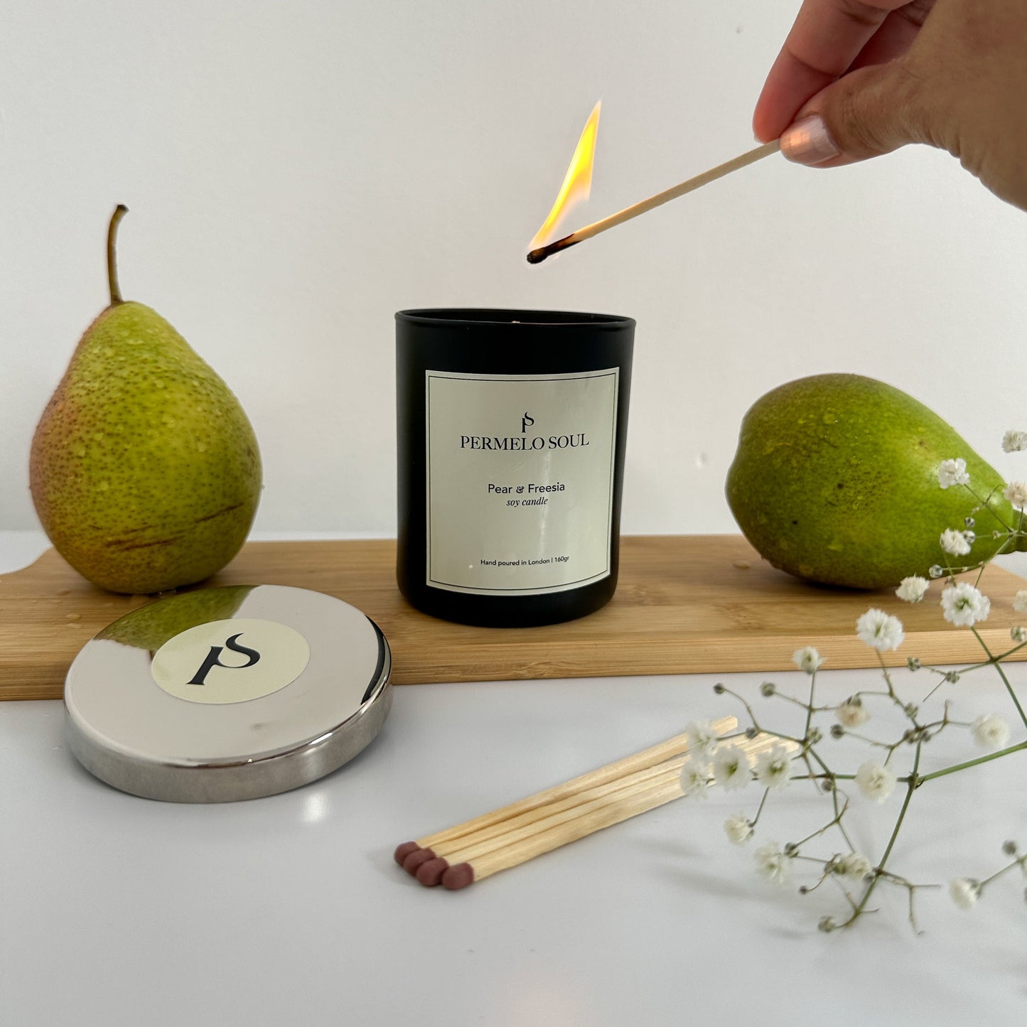 Pear & Freesia - Soy Candle