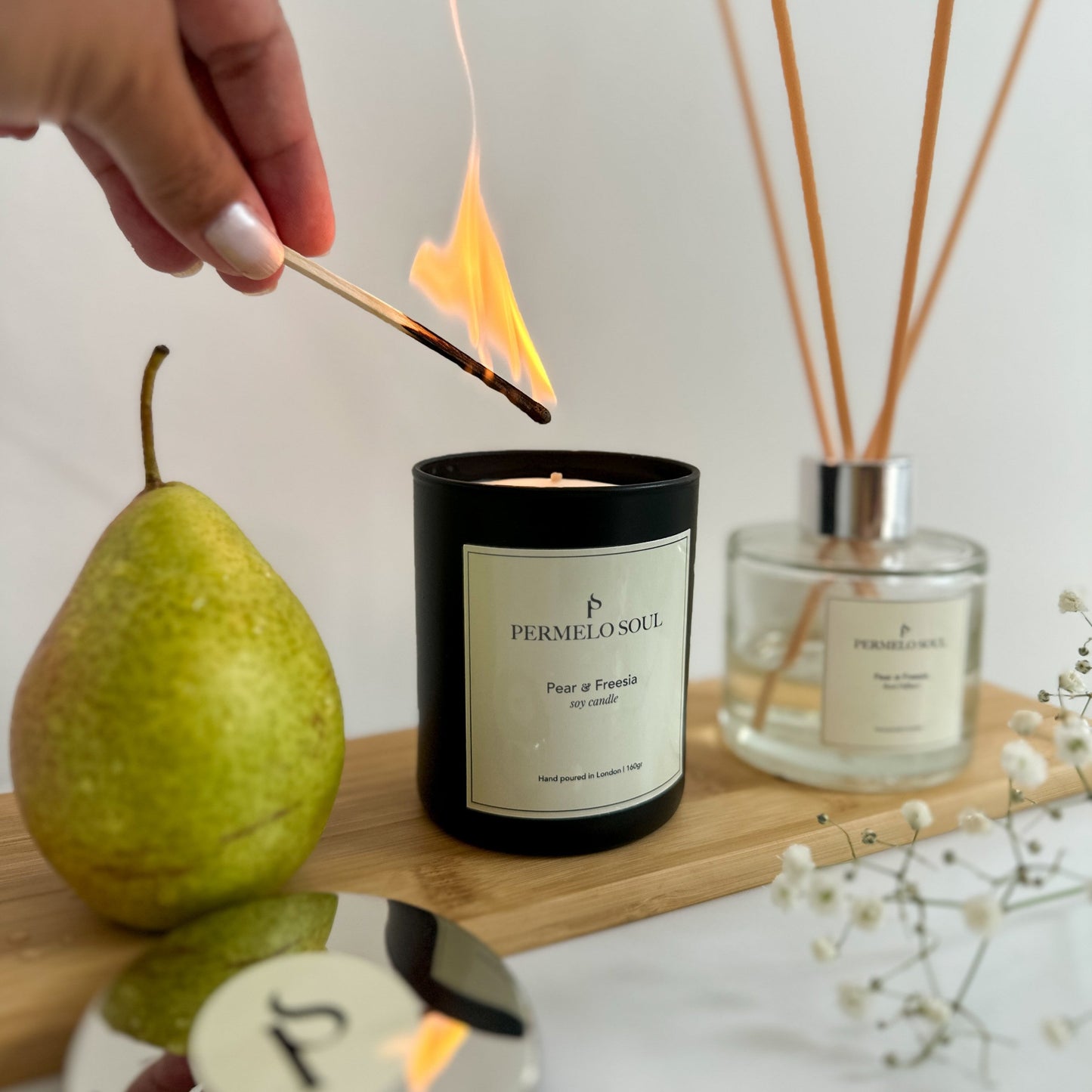 Pear & Freesia - Soy Candle